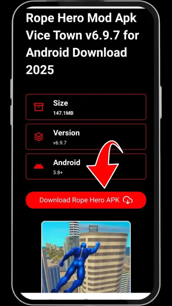 Rope Hero Mod Apk